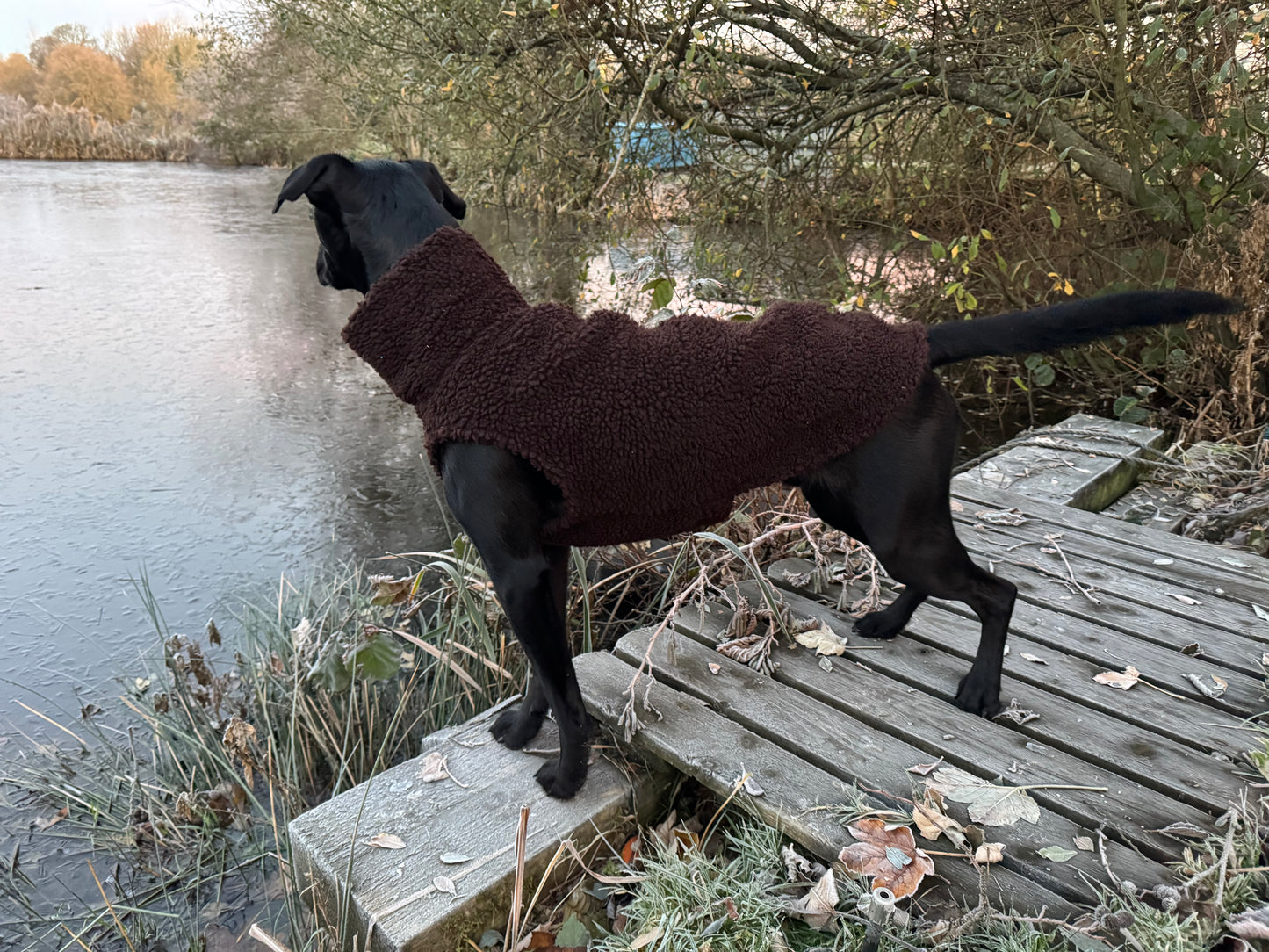 Sherpa fleece sleeveless jumper