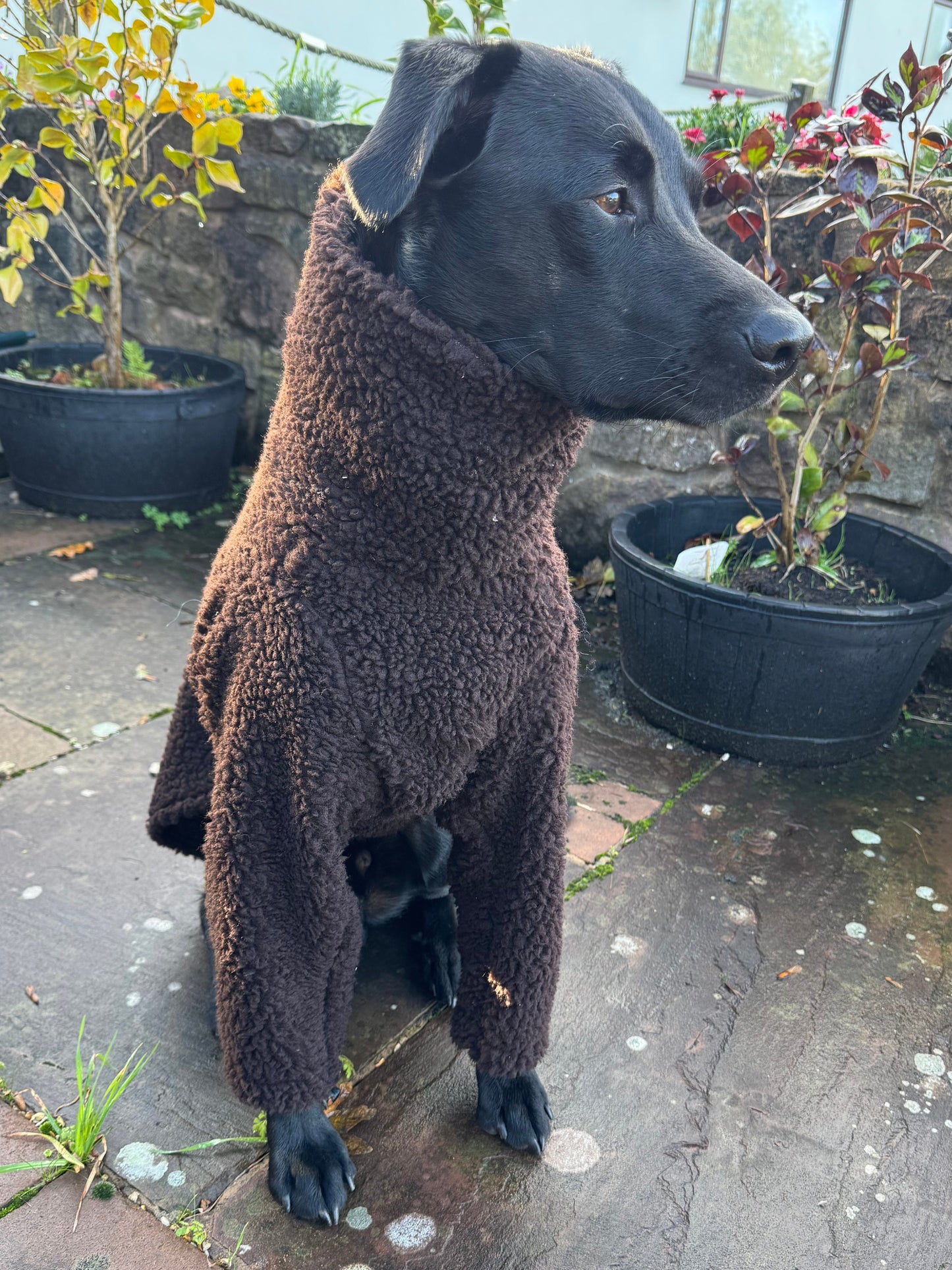 Sherpa sleeved  fleece jumper